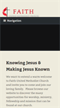 Mobile Screenshot of faithumchudson.org